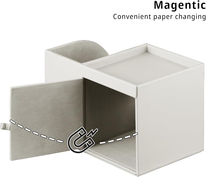 PU Leather Tissue Box Cover Square, Tissue Box Holder Organizer - Image 4