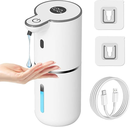 Automatic Liquid Soap Dispenser Touchless, USB Rechargeable Smart Hand Soap by OHIFAST