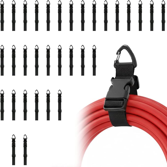 32-Pack Heavy Duty Extension Cord Organizer by CASYUNE