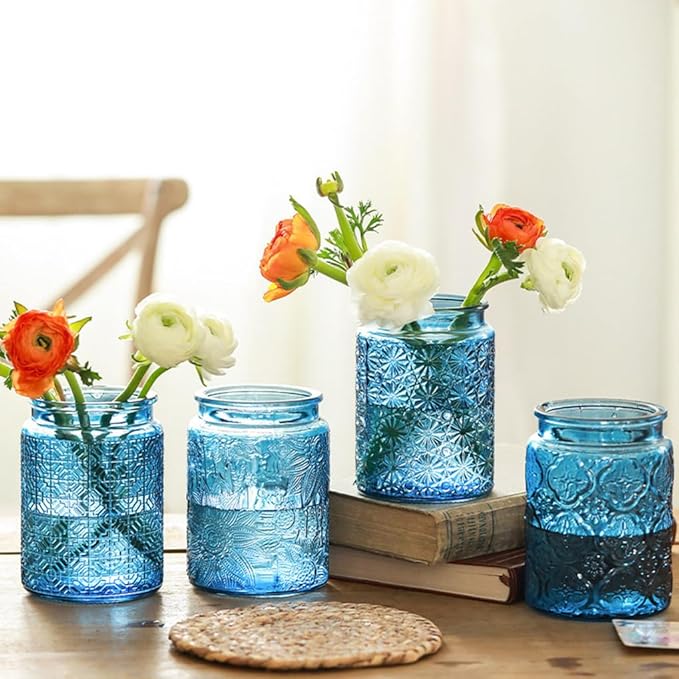ANSQU Vintage 23.7oz Glass Mason Jar - Image 6