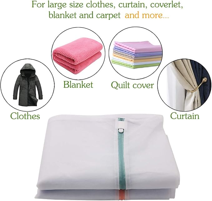 Tenn Well 2Pk 43x35" Extra Large Mesh Laundry Bags Jumbo - Image 6