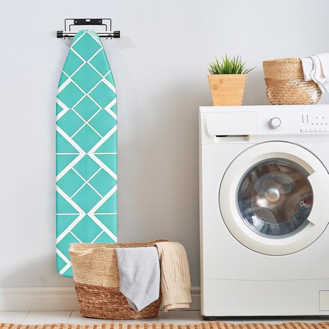 Ironing Board Holder Wall Mount, Over The Door & Wall Mount Metal Ironing Board - Image 3