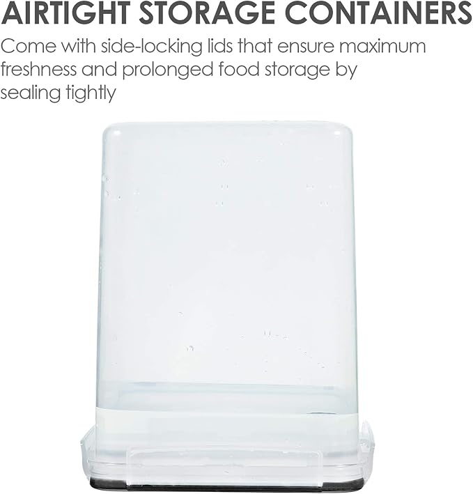 Vtopmart 4 PCS Large Food Storage Containers 5.2L / 175oz, 4 Pieces BPA Free - Image 5