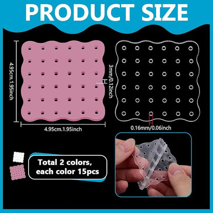 PH PandaHall 30pcs Acrylic Earring Display Cards - Image 2