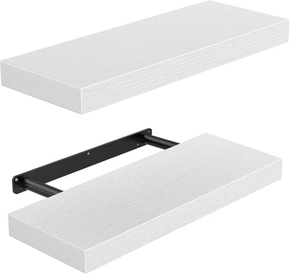 AMADA HOMEFURNISHING Floating Shelves Wall Mounted, 15 x 7 Inch Wall Shelves by AMADAHOMEFURNISHING