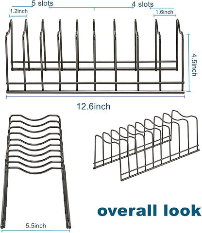 Pot Lid Organizer, Pot Lid Rack Holder, Rest Cutting Board, Pots & Pans - Image 5