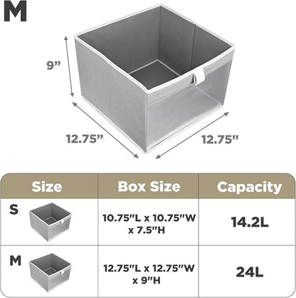 Linen Closet Organizers and Storage, Closet Storage Bins Basket Organizer - Image 6