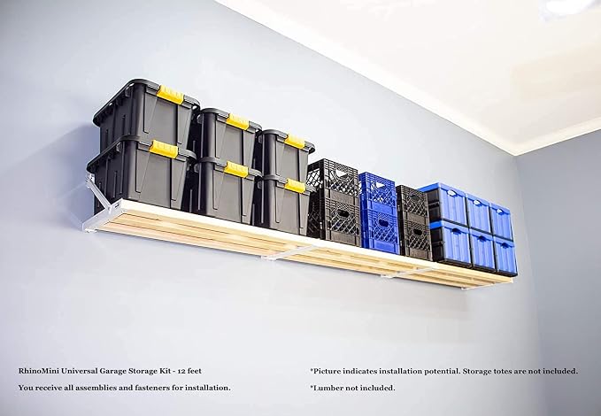 Rhino Shelf RhinoMini Universal Garage Storage Kit - Image 2