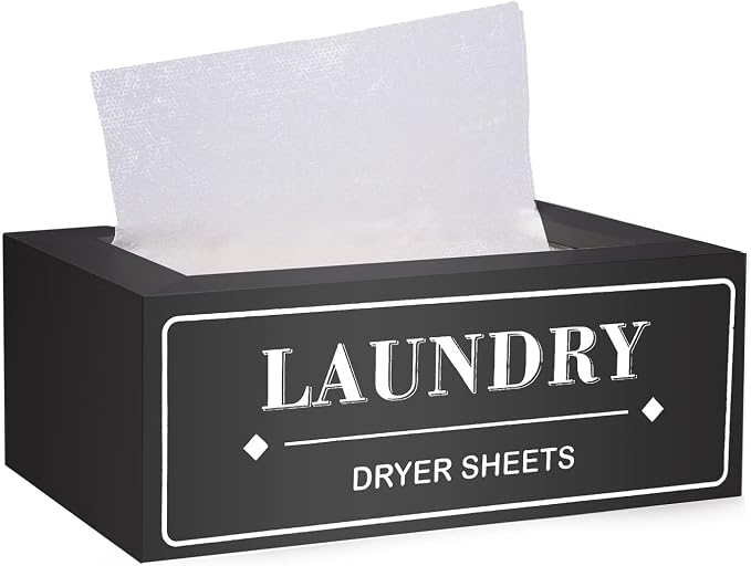 Dryer Sheet Holder Dispenser Container, Space Saving Laundry Room Organization by magicsewingmachine