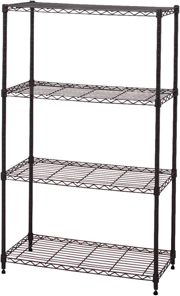 Iris Ohyama CMM-75124 Color Metal Rack, 4 Tiers, Width 29.5 x Depth 13.8 x by Iris+Ohyama