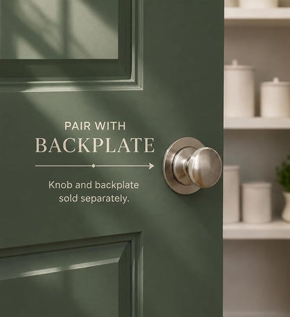 trust4care 4-Pack Large Brushed Satin Nickel Bi-fold Closet Door Knobs - Image 6