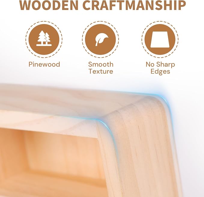 Hotwheels Wooden Display Case, 54 Space, - Image 5