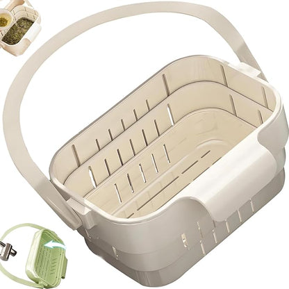 Foldable Hanging Sink Drain Basket, Stretchable Kitchen Colander, No-Drill by Unknown