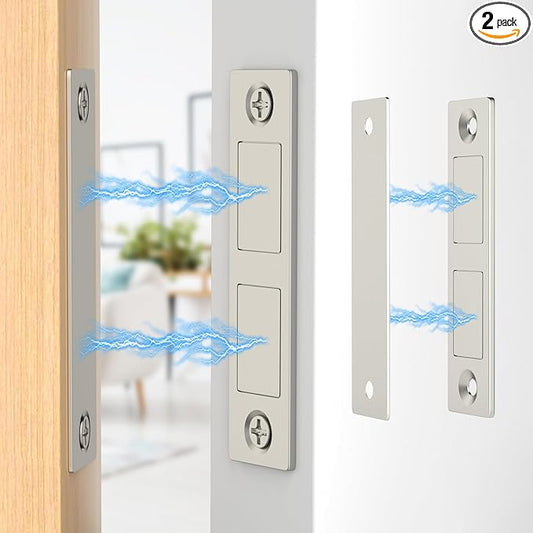 Magnetic Door Catch, Drawer Magnets to Stay Closed, Jiayi 30 LB 2 Pack Cabinet by Jiayi