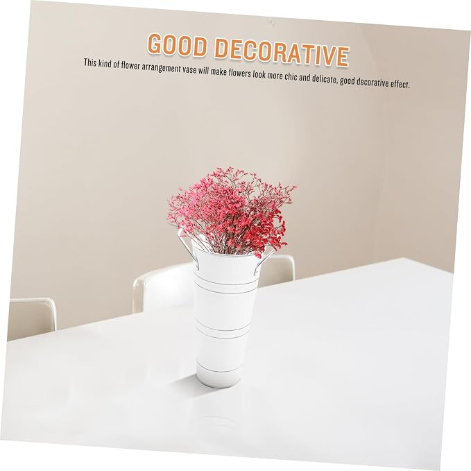 Garden Decor Iron Flower Vase Beautiful Flower Planter - Image 5