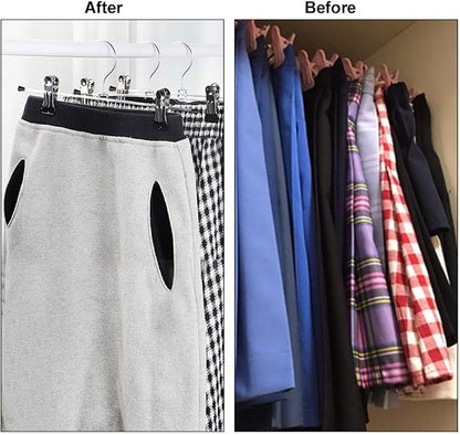 NORTHERN BROTHERS Pants Hangers 50 Pack, Skirt Hangers - Image 7