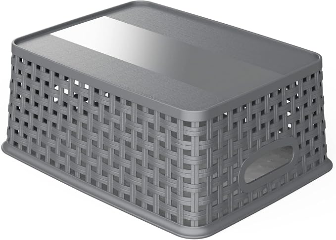 WYT Weave Storage Organizer Baskets, 10.1" x 7.55" x 4.1" - Image 3