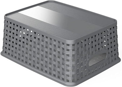 WYT Weave Storage Organizer Baskets, 10.1" x 7.55" x 4.1" - Image 3