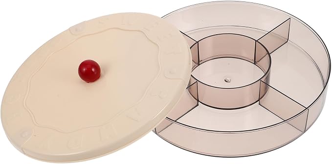 Snack Divided Serving Tray by Unknown