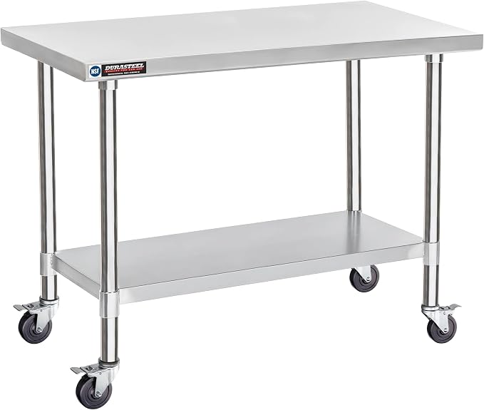 DuraSteel 24x48 NSF Stainless Steel Cart by DuraSteel