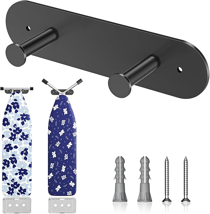 Ironing Board Holder Wall Mount, Ironing Board Hanger by LOXSUN