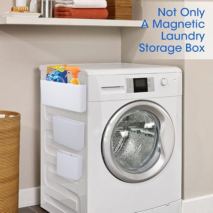 Picowe 3 PCS Magnetic Laundry Storage, Magnetic Storage Box - Image 5