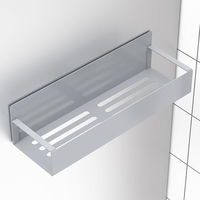 Metal Magnetic Spice Rack for Refrigerator Gray, 6 Pack | Magnetic Shelves - Image 5