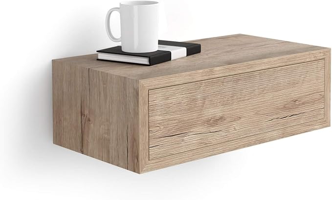 Mobili Fiver, Riccardo Floating nightstand, Made in Italy by MobiliFiver