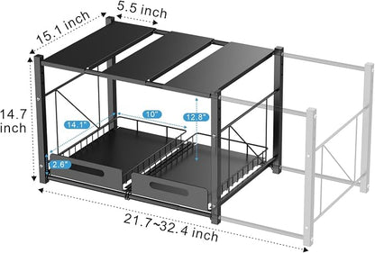 iSPECLE Extendable Under Sink Organizer - Image 3