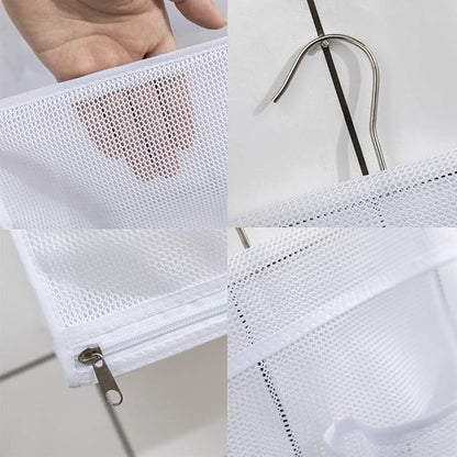 ALYER Hanging Mesh Bath Toy Organizer Bag, Large Shower Storage Caddy - Image 3