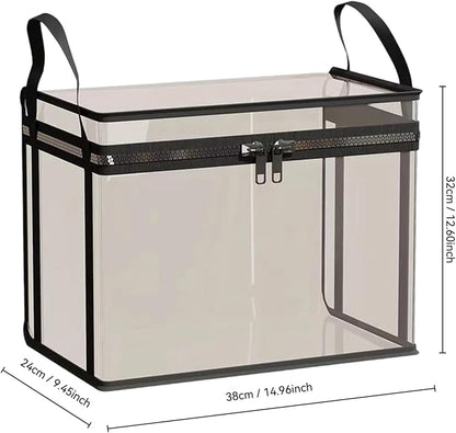 Large Clear Thick Plastic Storage Box - Image 3