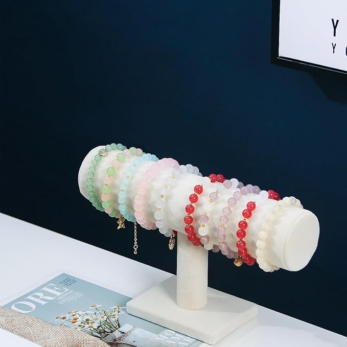Coward T-Bar Bracelet Holder Organizer Jewelry Display Scrunchie Hair Ties - Image 3