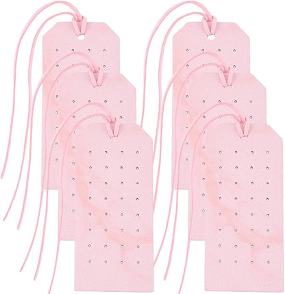 6PCS PU Leather Earring Stud Holders - Image 7