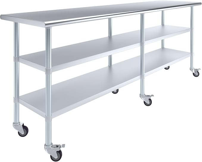 AmGood Stainless Steel Work Table by AmGood