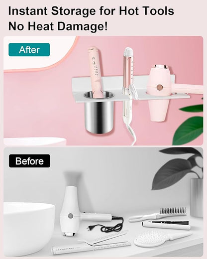 Hair Tool Organizer, Hair Dryer Holder - Image 3