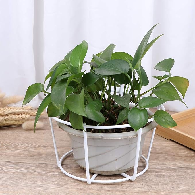 4 Pack Hanging Planters for Railings Rail Planter Hanging Baskets Flower Pot - Image 7