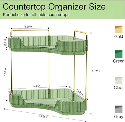 GTI 2 Tier Bathroom Counter Organizer, Makeup Organizer Perfume - Image 3