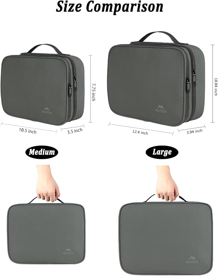 MATEIN Travel Electronics Organizer Case, Large Cable Storage Bag, Carrying Case - Image 2
