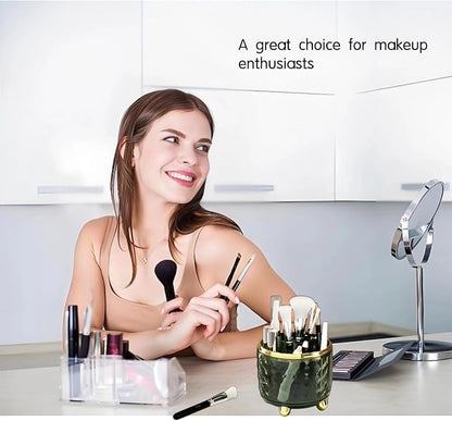 360° Rotating Makeup Organizer, Spinning Cosmetic Storage Tower - Image 8