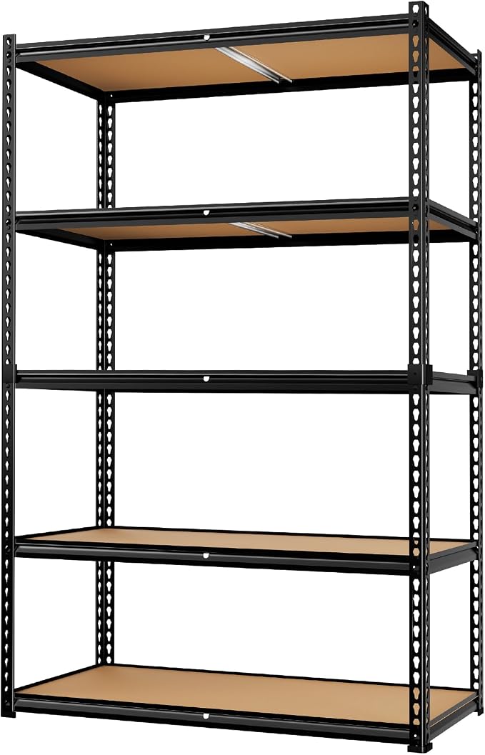 LEVELEVE 5-Tier Heavy Duty Storage Shelving Unit, 2020 lbs Capacity, Adjustable by Enjoyyourlife