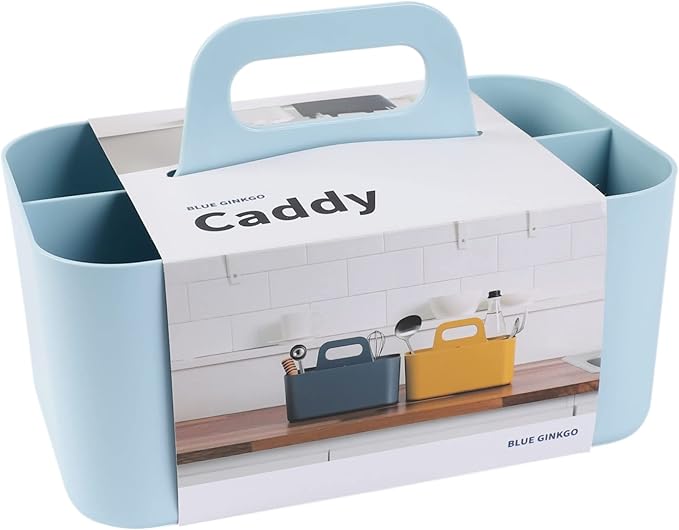 BLUE GINKGO Stackable Organizer Caddy – Korean-Made Portable Tote by BLUEGINKGO