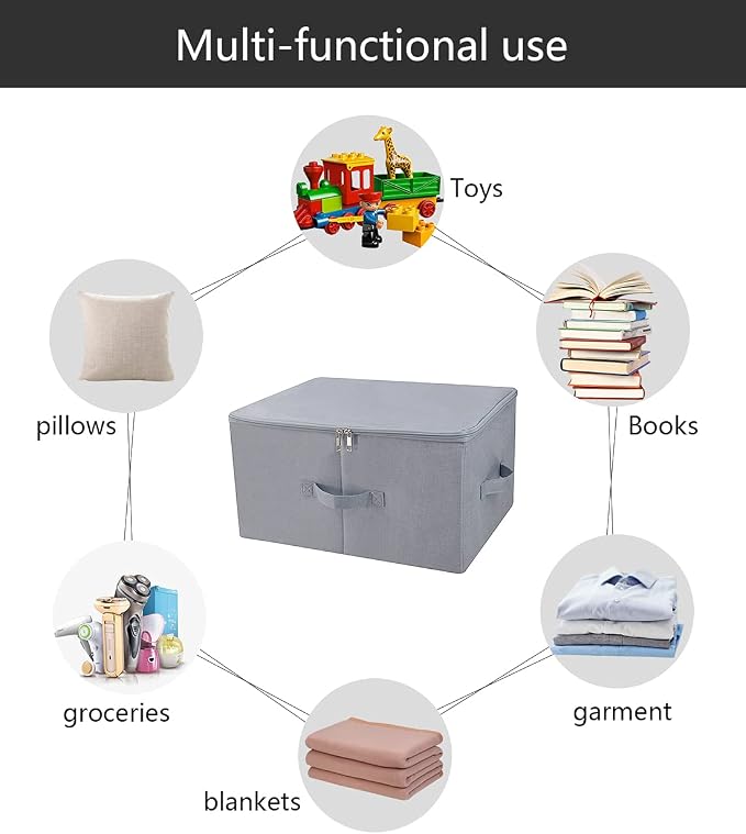 iwill CREATE PRO 17.6"x 13.6"x 9.7", Dust-proof Closet Clothes Storage Boxes - Image 8