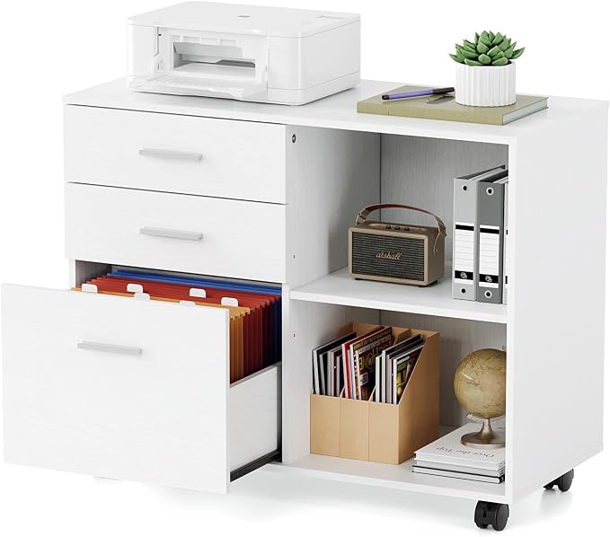 VINGLI 3 Drawer Wood Lateral File Cabinet - Image 3