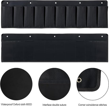 RV Shoe Pockets 10 Pockets Heavy Hanging Bedside Storage Organizer - Image 6