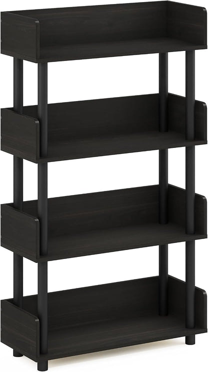 Furinno TURN-N-TUBE 4-Tier Display Shelf, Storage Shelves, Book Shelf, Open - Image 5