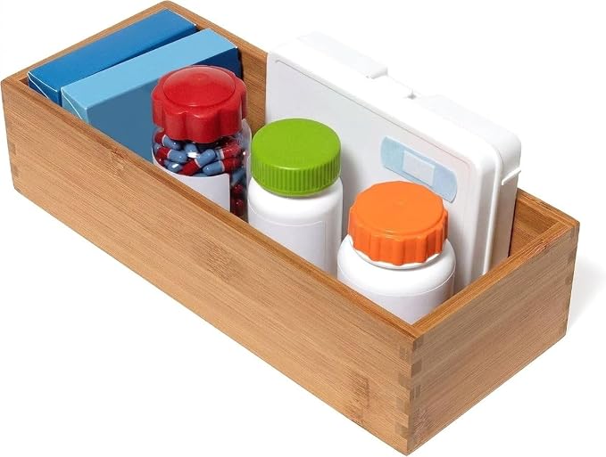 Lipper International Bamboo Utensil Holder Storage Box - Image 10