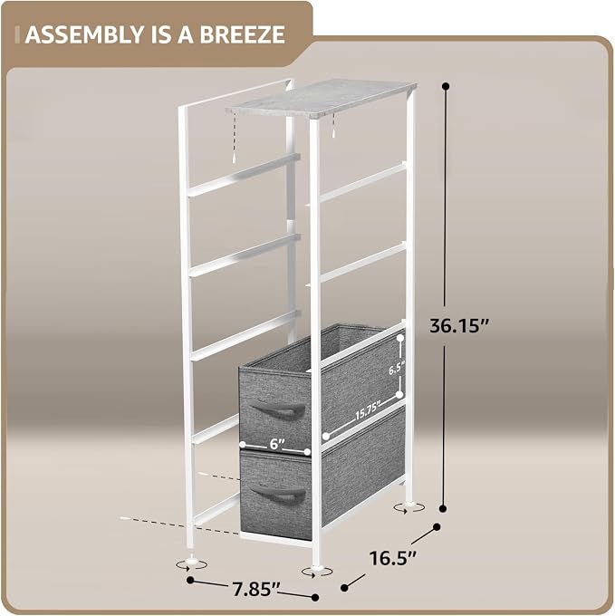 Sorbus Kids Dresser with 5 Drawers - Image 3