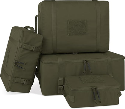PETAC GEAR 4 PCS Tactical Modular Packing Cubes by PetacGear