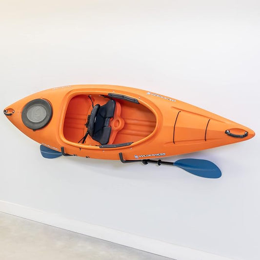 StoreYourBoard Roanoke Kayak Storage Rack, Holds 100 lbs, Kayak Wall Mount Hooks by StoreYourBoard