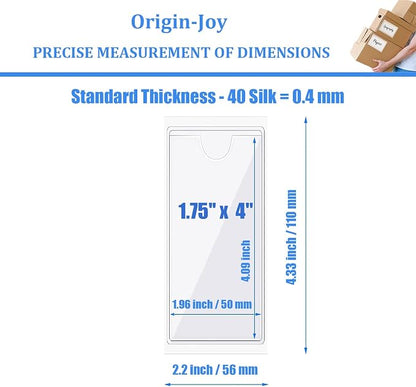Origin-Joy 25 PCS Self-Adhesive Index Label Pockets - Image 2